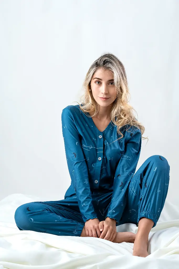Pijama Conjunto Manga Larga & Pantalón Astro